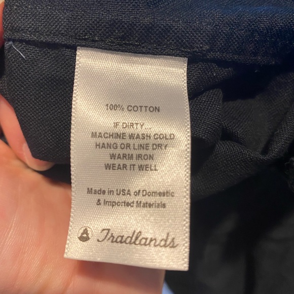 Tradlands Rory Black Button Down Oxford Shirt XXS - Picture 5 of 6